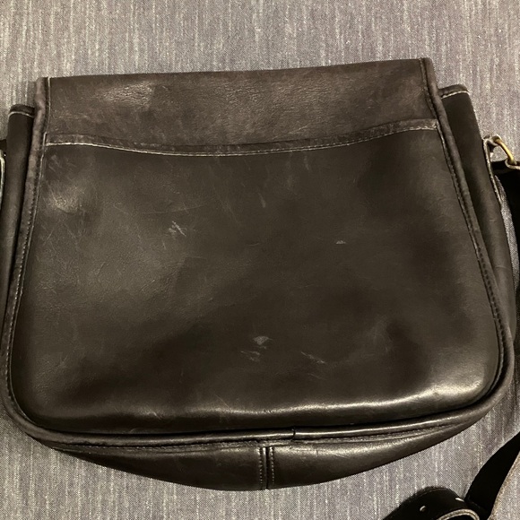Coach Dark Brown Leather Shoulder Bag - Picture 5 of 8
